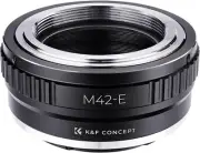 K&F Concept Mount Adapter M42-NEX (Converts M42 Mount Lens to Sony E Camera)