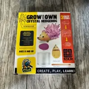 New Grow Your Own Crystal Hedgehog Pink Science Kit STEM Adventure Club