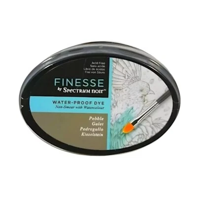 Finesse Spectrum Noir Dye Water Proof Inkpad Pebble Brown Water-Proof