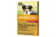 Advocate Spot-On Flea & Worm Control for Dogs 10-25kg - 6-pack