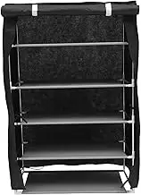 KITANDOVE Multi Shoe Rack Cabinet Space Saving Organizer for Wardrobe Easy Assembly Dustproof Design Sturdy Structure for Home Student Dorm Storage