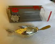 Vintage Quist Silver Plated Fish & Spoon Condiment Container - West Germany NIB