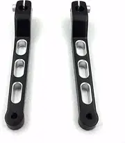 Gear Lever Motorcycle Aluminum Heel/Toe Shift Levers Fit for Harley Davidson Road King 1988 and Later Black