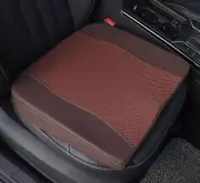 Memory Foam Car Seat Cushion for Driving Sciatica Lower Back Pain Relief Brown