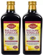 Wellsley Farms Balsamic Vinegar of Modena I Product of Italy I 33.8 Fl oz- 2pk