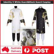 Identity V White Guard&Black Guard Cosplay Costume Full Set Cheongsam Halloween