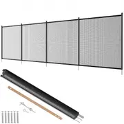 VEVOR Pool Fence, 4 x 12 FT Pool Fences for Inground Pools, Removable Child Safety Pool Fencing, Easy DIY Installation Swimming Pool Fence, 340gms Tes