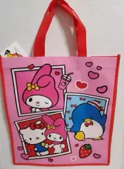 Sanrio characters Hello Kitty Tuxedo Sam My Melody reusable tote bag Kawaii new