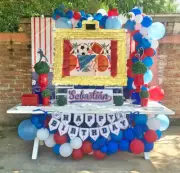 Sports Deportes Birthday Piñata Pull string Hit decoration pinata stick party