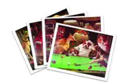 Dogs Playing Pool Snooker Billiard Pool Table Doggie Prints Dog Poster