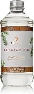 Thymes Reed Diffuser Oil Refill - Diffuser Oils Scents for Home Refill - Use for Reed Stick Room Air Fresheners (Frasier Fir, 7.75 fl oz)