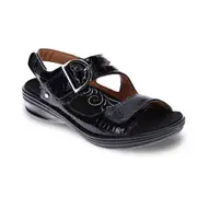 Revere Barcelona Back Strap Sandal - Black Croc