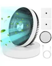 Fresh Fab Finds Foldable Rechargeable LED Desk Fan