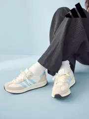 adidas Brown/Blue Run 70s 2.0 Shoes (K97464) | $138