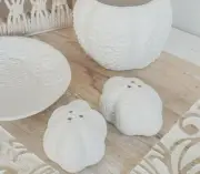 Ceramic Urchin Salt & Pepper Shakers - Coastal | Beach | Hamptons Home Decor