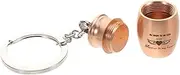 Mini Urn Keychain Precision Metal Ashes Key Chain Portable Cremation Keychain Memorial Keepsake Cremation Pendant Hanging Ornament Pet Urn
