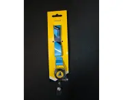 NRL Lanyard with Retractable ID Clip - Gold Coast Titans - New Logo - Trofe