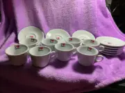 NEW SET OF 8 RICHARD GINORI EXPRESSO CUPS & SAUCERS I Love Laveno