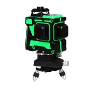 Traderight Laser Level Green Light Self Leveling 360? Rotary 3D 12 Line Measure