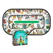 Nevenka Puzzles for Kids Ages 3-8 Children Educational Toys with Portable Gift Box-Monkey