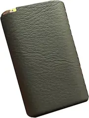 [Lorxilar] Cigarette Case Leather, Portable Cigarette Storage Box, Holds 12 Cigarettes, Cigarettes Case Unisex,One Size,Green
