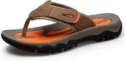 [Asifn] Mens Casual Slippers Sport Comfort Flip Flops Lightweight Waterproof Outdoor Summer Beach Shoes