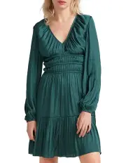 [Belle & Bloom] Serendipity Long Sleeve Dress in Green