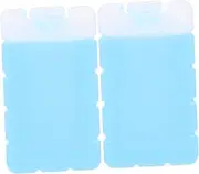 2Pcs Packs Portable Freezer Ice Boxes Reusable Cool Ice Box for Outdoor Lightweight for Efficient Food Preservation Leak Design for Convenient Use