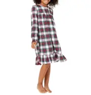 Family PJs Kids Stewart Plaid Holiday Nightgown Pajama Girls 2T-3T