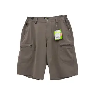 【Fit 維特】男吸濕排汗機能短褲-摩卡色-OS1901-05(男裝/褲子/運動褲/直筒褲)