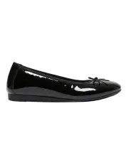 [Active Flex] Belamy Flat Shoes in Black Patent Leather