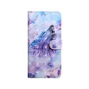3D Painting Pattern Coloured Drawing Horizontal Flip TPU + PU Leather Case For Galaxy S10 Plus