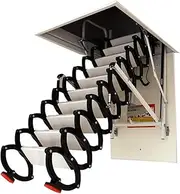 Ceiling Loft Ladder Aluminum Alloy Material Attic Telescopic Ladder Pull Down Ceiling Home Extension Ladder 1102lb Load