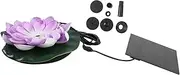 SUPVOX Solar Lotus Floating Fountain Purple Water Bath Fountain for Pool Decoration Solar Power Water Pump for Fish Tanks and Gardens Durable Outdoor Water Feature