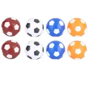 8PCS Mini Colorful Table Soccer Footballs Replacement Balls Tabletop Game MN