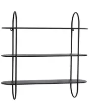 Peyton Lane Industrial Rectangle Wall Shelf