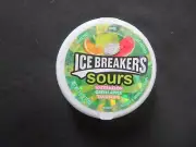 (1) Ice Breakers Watermelon Green Apple Tangerine Sugar Free Mints 1.5 Oz