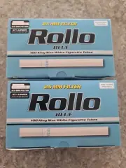 Rollo King Size 'Blue' 25mm Filter Tubes - 600 Units
