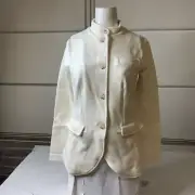 BANANA REPUBLIC Band-Collar Knit Blazer Women's Size XS Snow Day