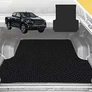 Outback GT 6D Pro Ute Tub Mat for Mazda BT-50 Dual Cab (TF) 2020-Current (with Spray on Liner or no Liner) - Custom Fit - Poly Material - Non-Slip, 2025 Upgraded & Easy Clean - Waterproof - Black