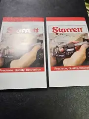 Starrett Pocket 2 Note Pads New With Chart Sale!! Fractions To Decimals