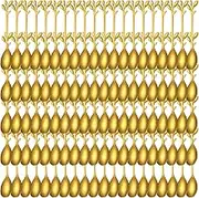 100 Pcs Demitasse Espresso Spoons Stainless Steel Bulk, 4.33'' Small Mini Coffee Tasting Dessert Spoons for Kitchen Dessert, Tea, Appetizer, 1.18'' Wide(Leave,Gold)