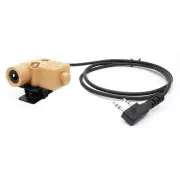 Headset Adapter PTT U94 for Quansheng UV-K5 Baofeng UV5R bf888S Kenwood TH/TK