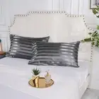 1 Pair Pillow Cases Smooth Protective Bedding Pillow Covers Protector Detachable
