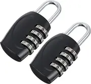 ARTIBETTER 2pcs Password Locks for Home Travel Zinc Alloy Door Locks Safe Suitcase Padlocks for Storage