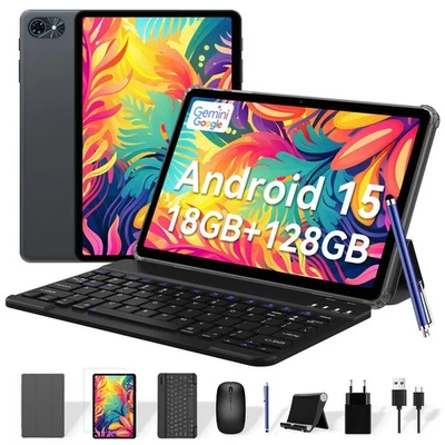 Tablets, Android 15 Tablet 10 Inch T80, 2025 New Electronics Tablets with Key...