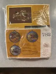 VINTAGE - Lot Of 2 The Creative Circle Kit Needlepoint Kits Sandpiper/Fishwharf