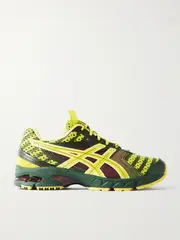 [Asics] Asics - Ub9-s Gel-ds Trainer 14 Rubber-trimmed Mesh Sneakers - Mustard - UK 7.5 UK 7.5 Yellow