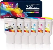 727 Ink Cartridges 300-ml 6-Pack DesignJet T1530 T2500 T920 T930 T1500