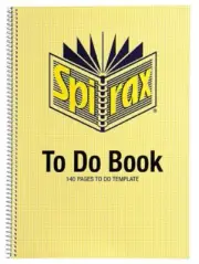 Spirax 706 To Do Book A4 140 Page 5 Pack
